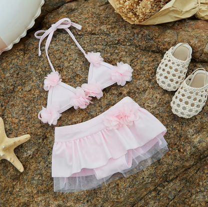 The Valeria - Baby Girl Cute 3D Flower Swimsuit