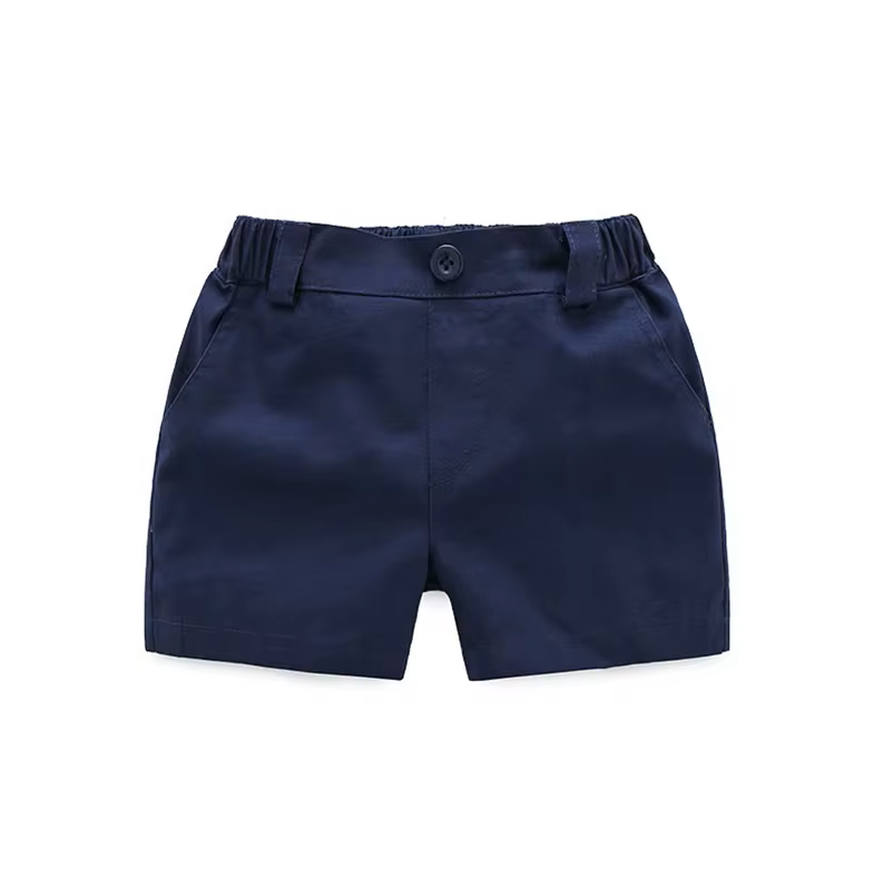 The Walker - Baby Boy Gentlemen Cotton Romper Top + Shorts