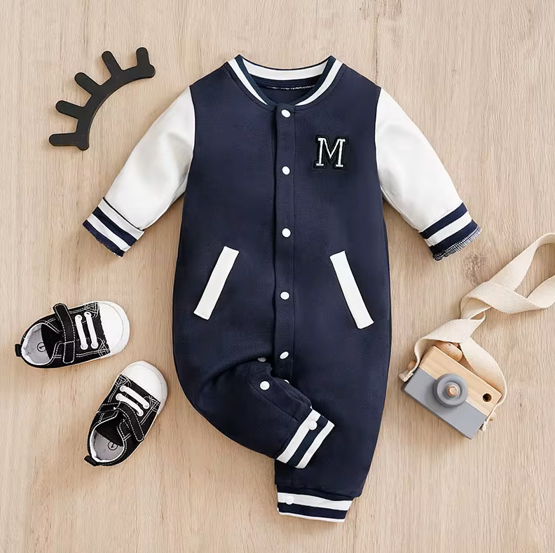 The Jeremiah - Baby Boy Cotton Baseball Suit