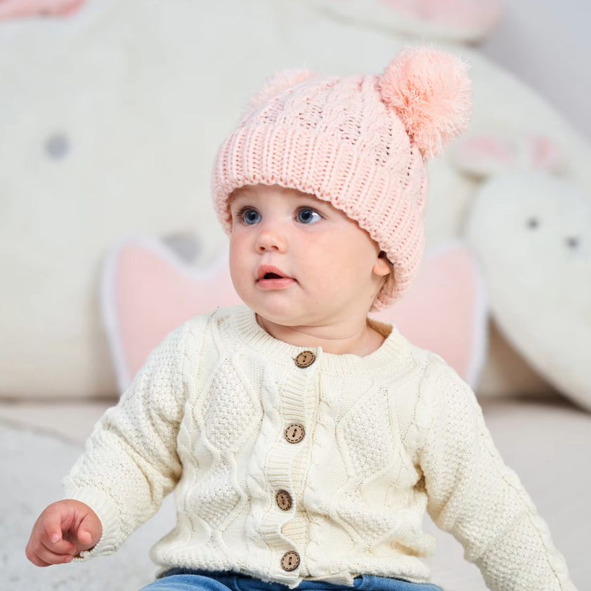 The Miller - Baby Unisex Knitted Solid Colour Beanie