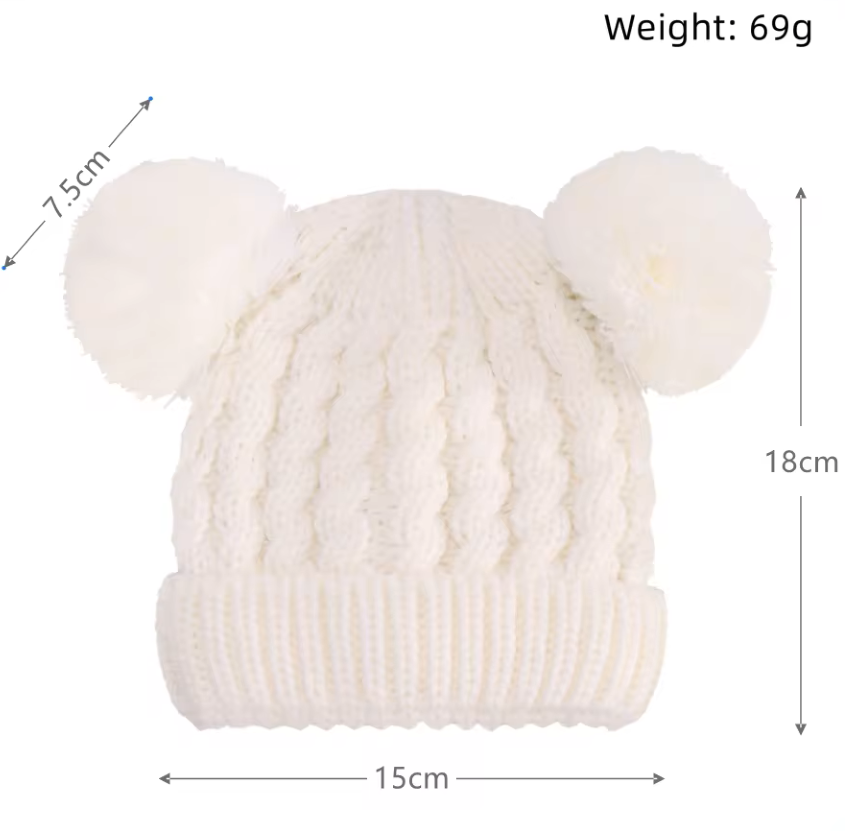 The Miller - Baby Unisex Knitted Solid Colour Beanie