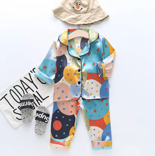 The Jodie - Baby Unisex Cute Print Pajamas Set - Colourful Print