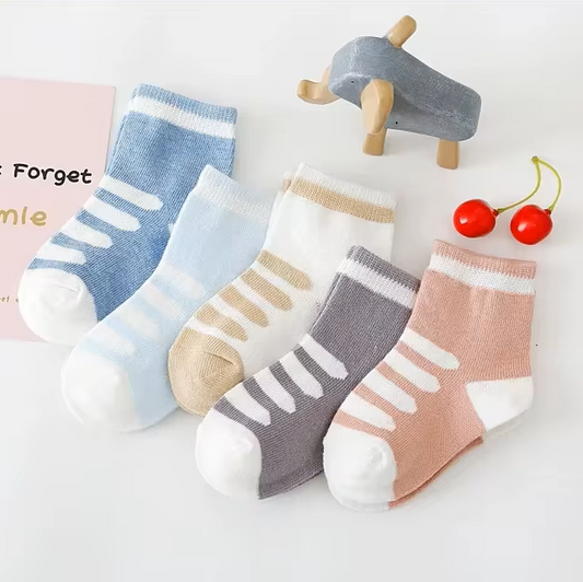 The Reese - Kids Pure Cotton Socks Assorted Colour