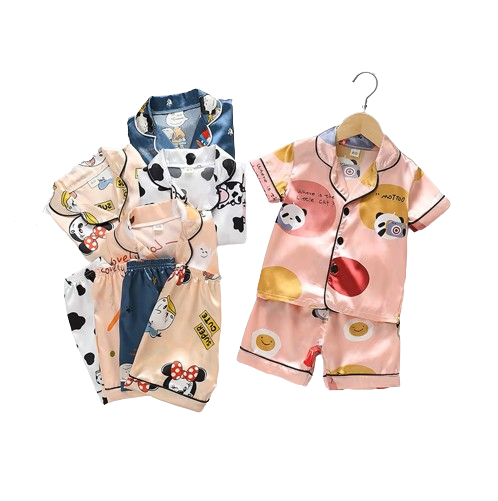 The Gale - Baby Unisex Cute Print Pajamas Set - Chick Print