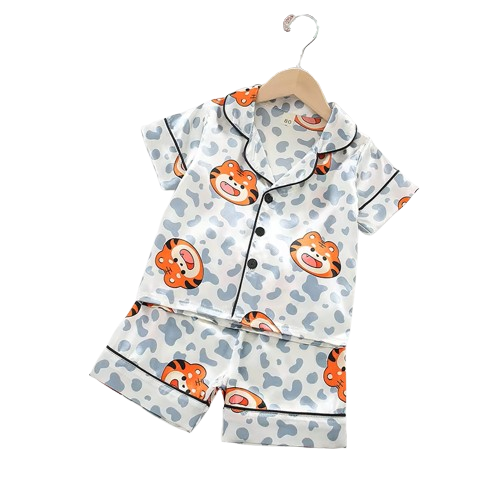 The Gale - Baby Unisex Cute Print Pajamas Set - Lion Print