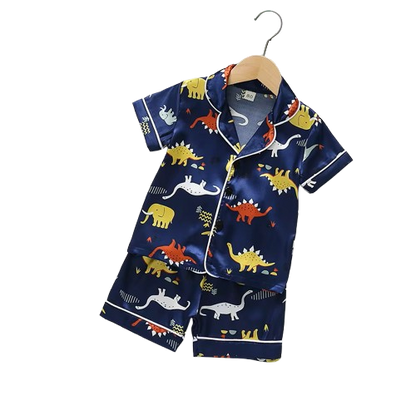 The Gale - Baby Unisex Cute Print Pajamas Set - Dino Print