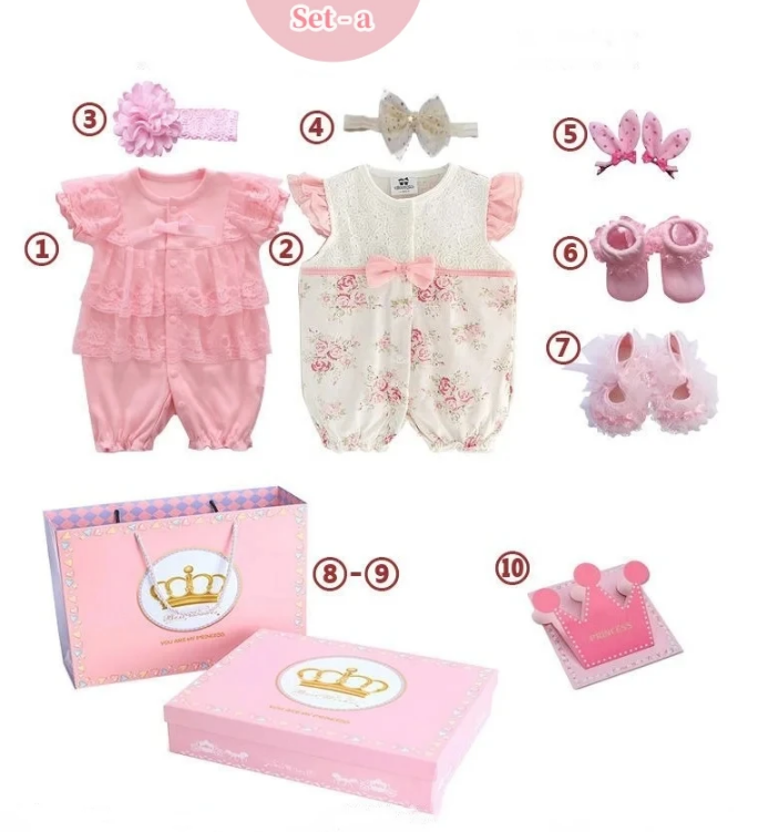 The Iris - Baby Girl Gift Set A