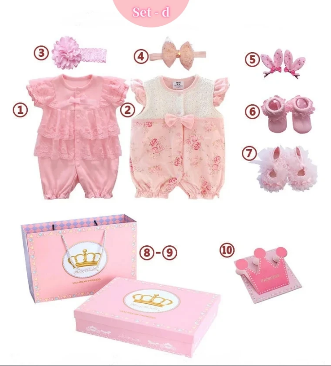 The Iris - Baby Girl Gift Set D