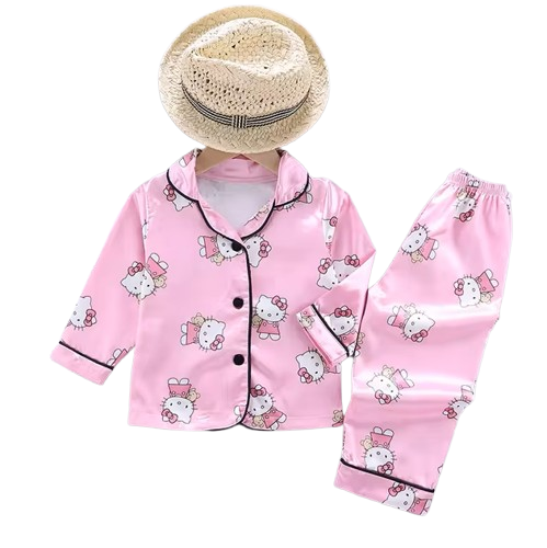 The Aziel - Baby Unisex Print Pajamas Set