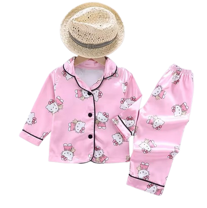 The Aziel - Baby Unisex Print Pajamas Set