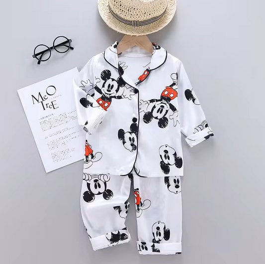 The Aziel - Baby Unisex Print Pajamas Set