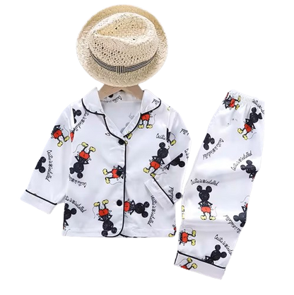 The Aziel - Baby Unisex Print Pajamas Set