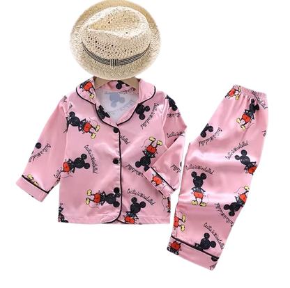 The Aziel - Baby Unisex Print Pajamas Set