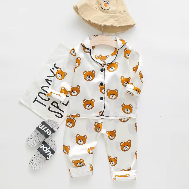 The Aziel - Baby Unisex Print Pajamas Set