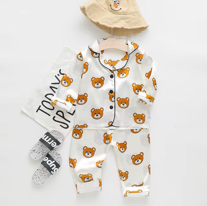 The Aziel - Baby Unisex Print Pajamas Set