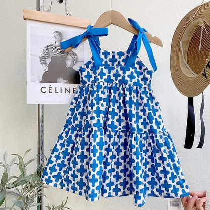 The Luna - Baby Girl Summer Suspender Sleeveless Dress