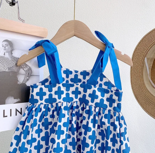 The Luna - Baby Girl Summer Suspender Sleeveless Dress