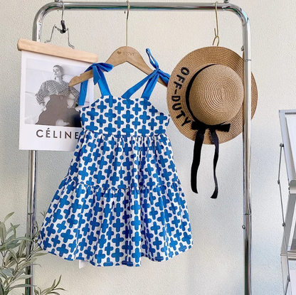 The Luna - Baby Girl Summer Suspender Sleeveless Dress