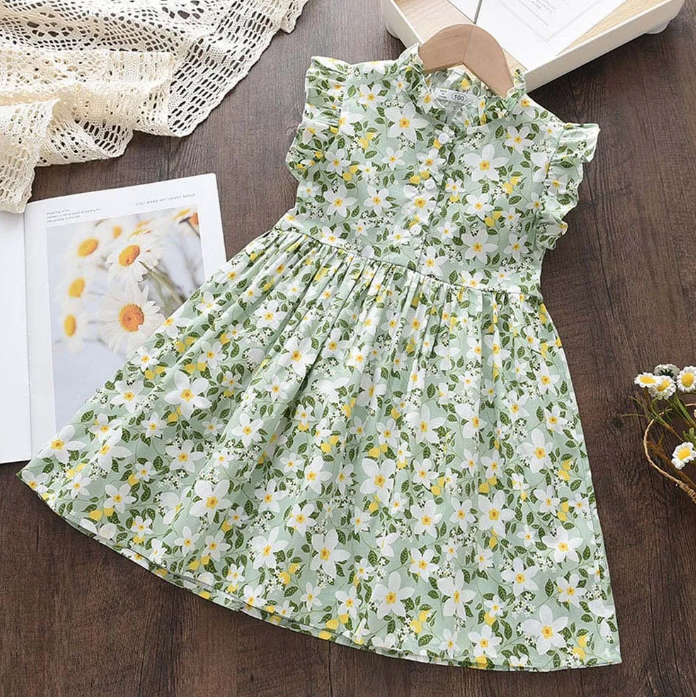 The Violet - Baby Girl Floral Princess Dress