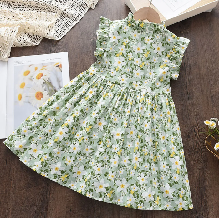 The Violet - Baby Girl Floral Princess Dress