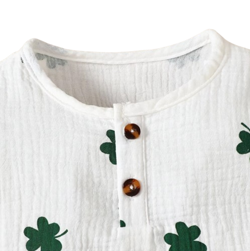 The Bentley - Baby Boy Cactus Print Short Sleeves Print T-shirt + Shorts