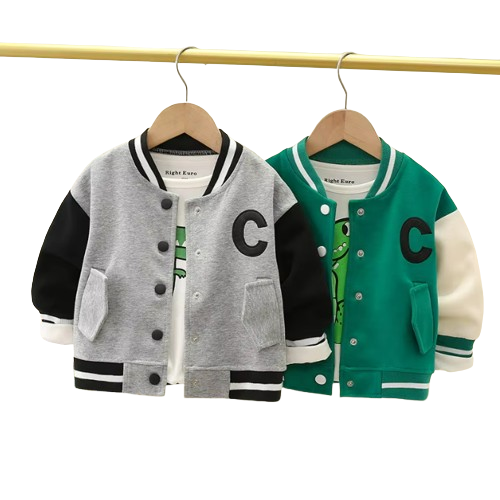 The Barrett - Baby Boy Letter C Print Sports Jacket