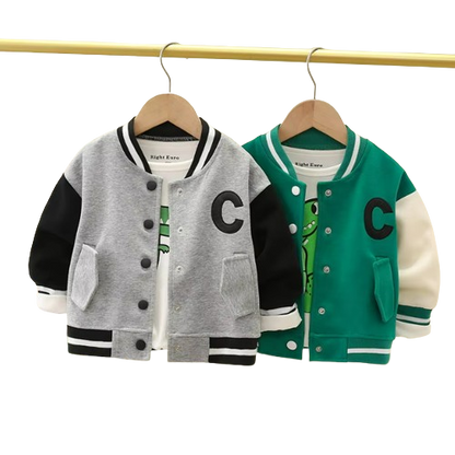 The Barrett - Baby Boy Letter C Print Sports Jacket