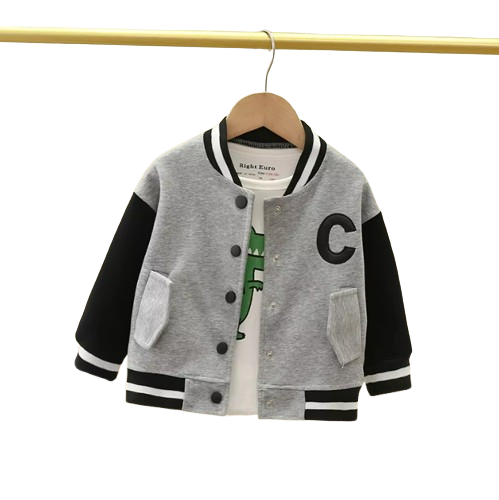 The Barrett - Baby Boy Letter C Print Sports Jacket