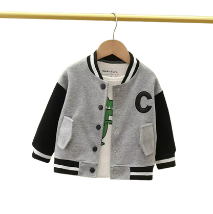 The Barrett - Baby Boy Letter C Print Sports Jacket