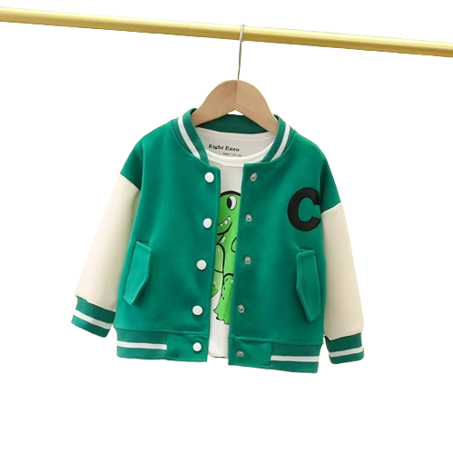 The Barrett - Baby Boy Letter C Print Sports Jacket