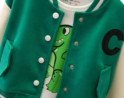 The Barrett - Baby Boy Letter C Print Sports Jacket