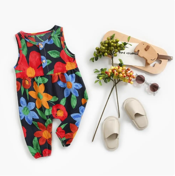 The Phoebe - Sleeveless Flower Print