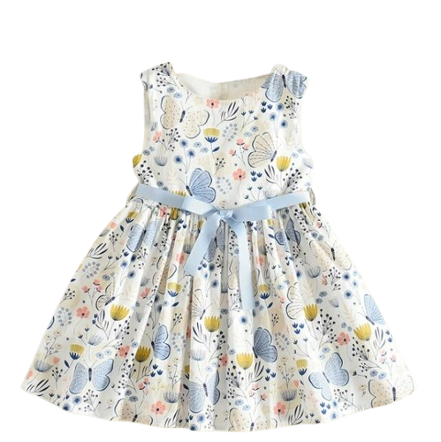 The Angel - Sleeveless Butterfly Design Princess Dress