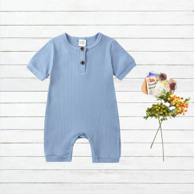 The Sammie - Solid Colour Baby Romper