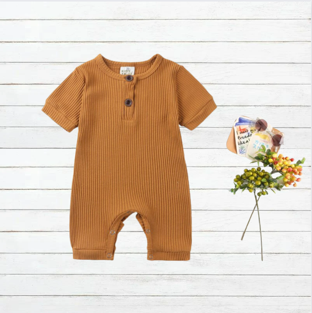 The Sammie - Solid Colour Baby Romper