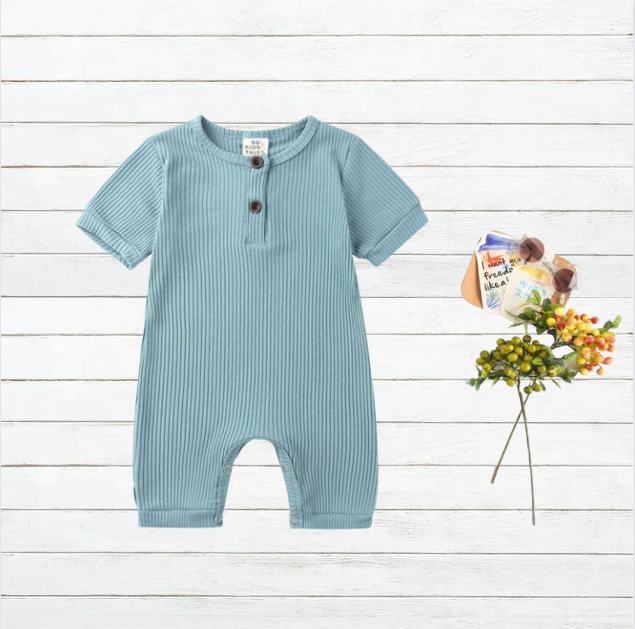 The Sammie - Solid Colour Baby Romper