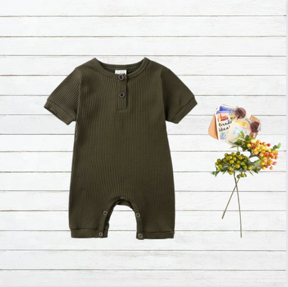 The Sammie - Solid Colour Baby Romper