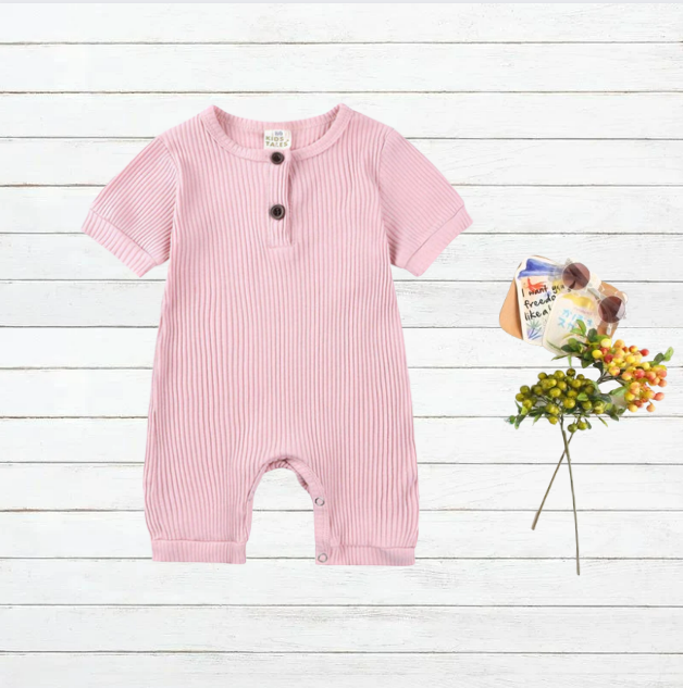 The Sammie - Solid Colour Baby Romper