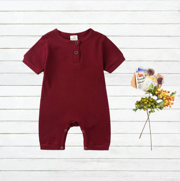 The Sammie - Solid Colour Baby Romper