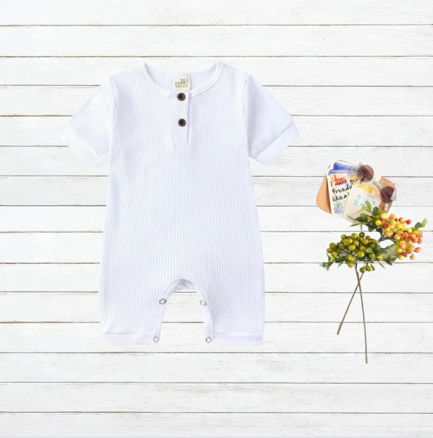 The Sammie - Solid Colour Baby Romper