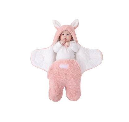 The Cameron - Soft Bunny Ears Swaddle Blankets (With Legs)