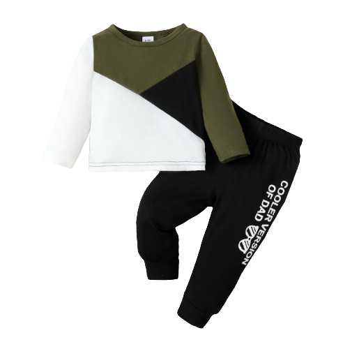 The Connor - Baby Boy Casual Long Sleeve Crewneck Tops + Pants