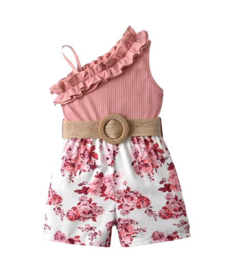 The Cora - Baby Girl Cotton Patchwork Sleeveless Backless Dress