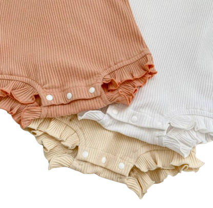 The Elena - Baby Girl Solid Colour Top PP Shorts Set