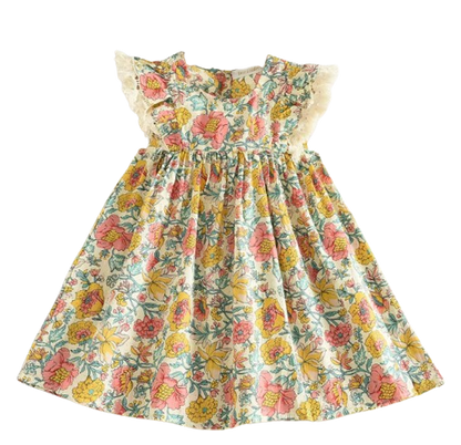 The Elizabeth - Baby Girl Sleeveless Floral Dress