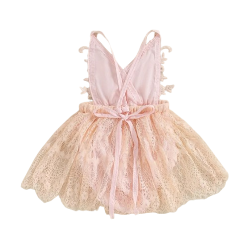 The Evie - Baby Girl Princess Floral Lace Dress