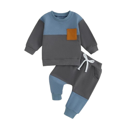 The Gael - Baby Boy Contrast Sweatshirts + Pants