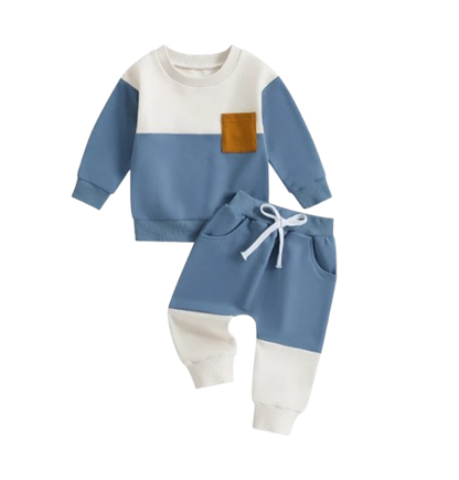 The Gael - Baby Boy Contrast Sweatshirts + Pants