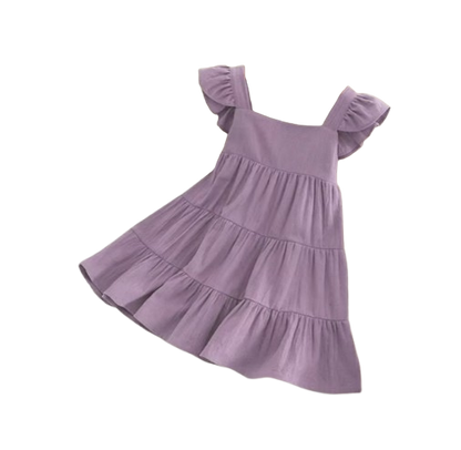 The Hailey - Baby Girl Sleeveless Ruffles Princess Dress