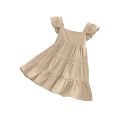 The Hailey - Baby Girl Sleeveless Ruffles Princess Dress